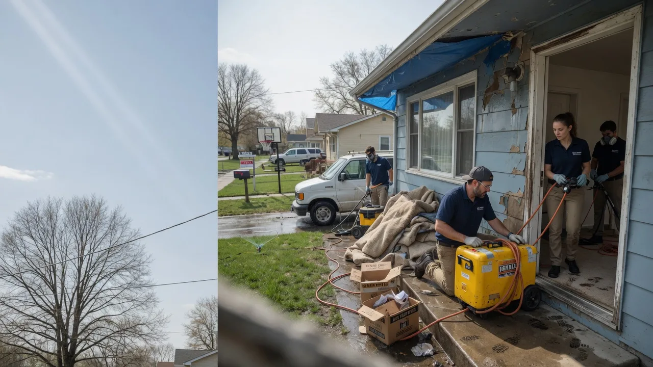 Basement Flood Cleanup in Brookfield, OH near me